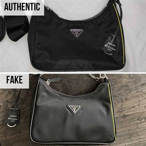 real vs fake prada nylon bag|prada dust bag authentic.